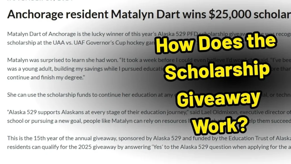 How Does the Scholarship Giveaway Work?