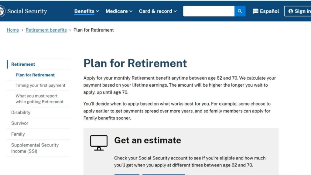 Social Security Retirement Age 2025