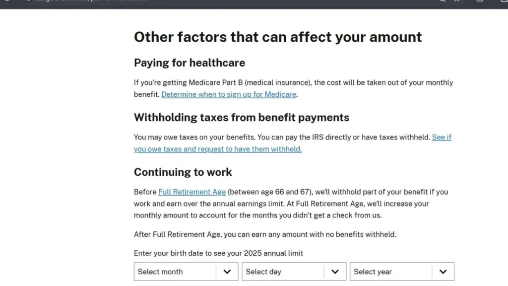 Social Security Retirement Age 2025