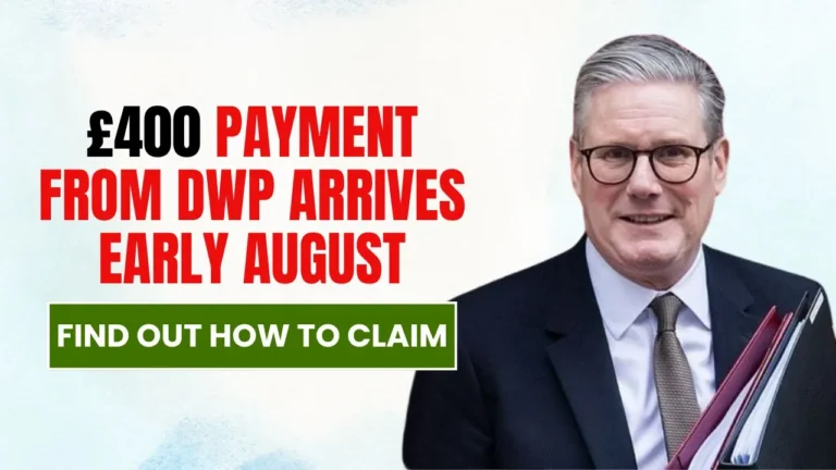 £400 Payment from DWP
