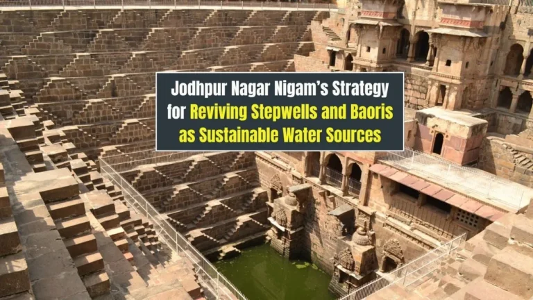 Jodhpur Nagar Nigam’s Strategy for Reviving Stepwells and Baoris as Sustainable Water Sources